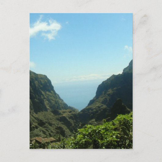 テネリフェ島の山Teide ポストカード (正面)