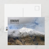 テネリフェ島テイデ山のポストカード！ ポストカード (正面/裏面)