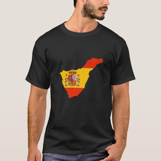 テネリフェ州スペイン国旗の概要テネリフェ Tシャツ (正面)