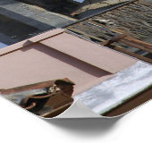 テネリフェ州ラオロタヴァのムーア様式の建築 ポスター (角)