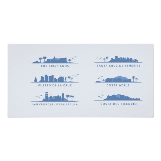 テネリフェ横線 ポスター (正面)