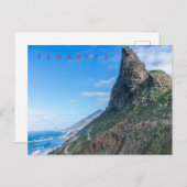 テネリフェ穴賀山ビューハガキ ポストカード (正面/裏面)