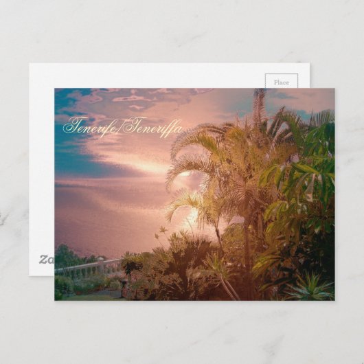 テネリフェ素晴らし効果 ポストカード (正面/裏面)