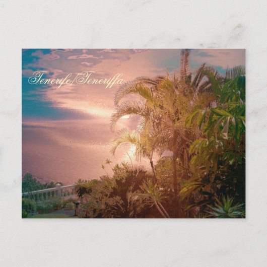 テネリフェ素晴らし効果 ポストカード (正面)