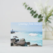 テネリフェ葉書からの挨拶 ポストカード (スタンド正面)