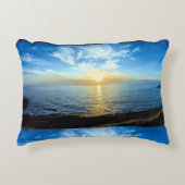 テネリフェ諸島の上の美しい夕日 アクセントクッション (正面)