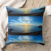 テネリフェ諸島の上の美しい夕日 クッション (ブランケット)