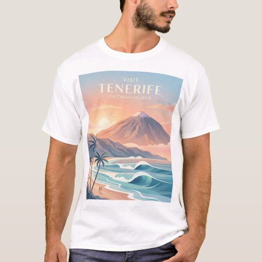 テネリフェ カナリア諸島  Tシャツ (正面)