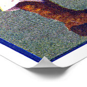 テネリフェ，村人のカップル，スペイン，ヴィンテージ ポスター (角)