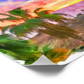 テネリフェSpainカナリーアイランドヴィンテージ旅行 ポスター (角)