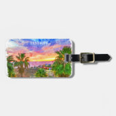 テネリフェSpainカナリーアイランドヴィンテージ旅行 ラゲッジタグ (正面横)