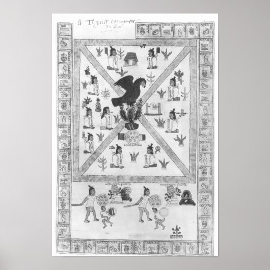 テノチティトランの創業 ポスター (正面)