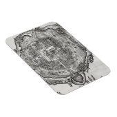 テノチティトランの地図 マグネット (右側)