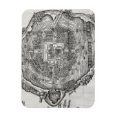 テノチティトランの地図 マグネット (縦)