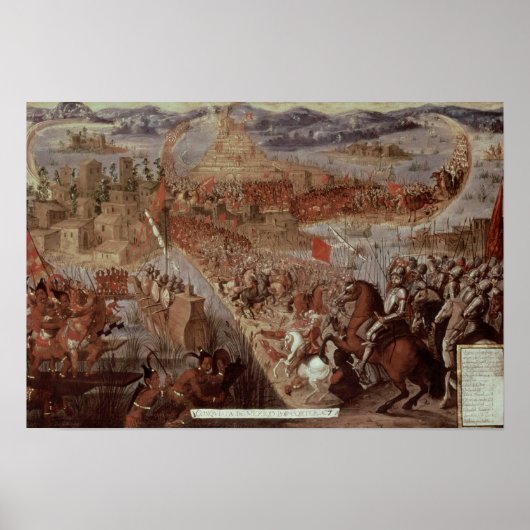 テノチティトランの征服 ポスター (正面)