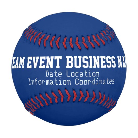 テパーソナライズされたキストイベント 野球ボール (正面)