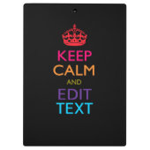 テパーソナライズされたキスト保の多色を落ち着け クリップボード (裏面)