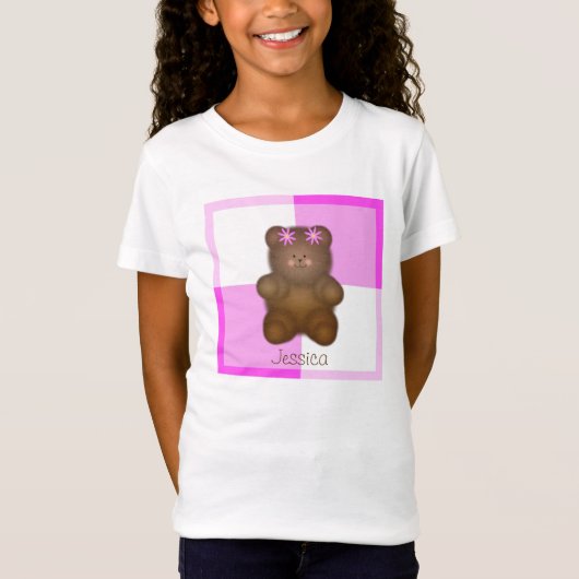 テパーソナライズされたディベアTシャツ Tシャツ (正面)