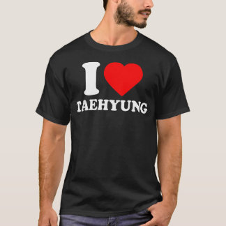 テヒョン大好き ハート Tシャツ