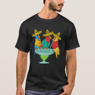 テピックナヤリトメキシコハート旗メキシココラゾンM Tシャツ