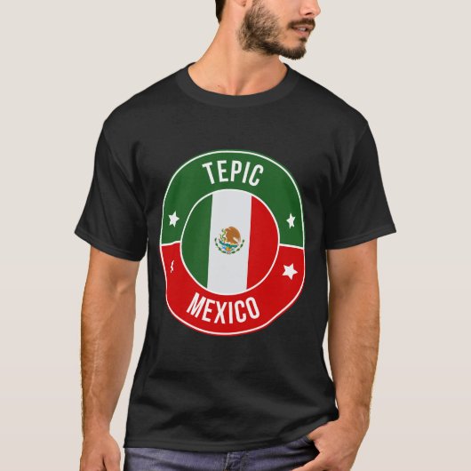 テピック、メキシコ Tシャツ (正面)