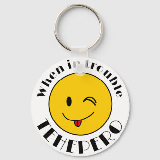 テヘペロちゃんマーク(L)   キーホルダー