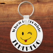 テヘペロちゃんマーク(L) キーホルダー (裏面)