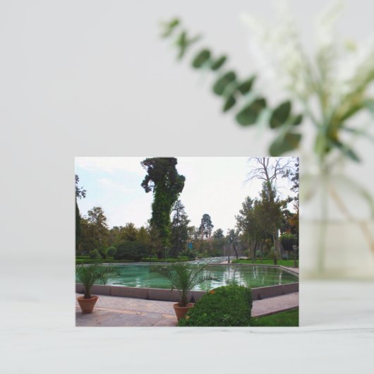 テヘランの公園 ポストカード (スタンド正面)