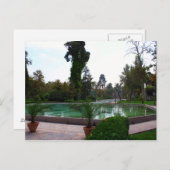 テヘランの公園 ポストカード (正面/裏面)