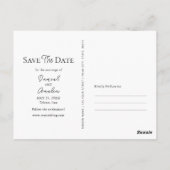 テヘランカスタマイズイラン水の色日付を保存 ポストカード (裏面)