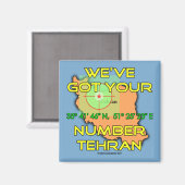 テヘラン得という番号だ マグネット (正面/裏面)