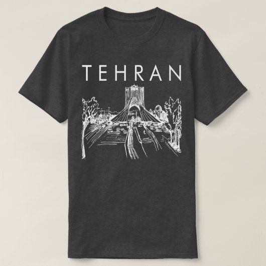 テヘラン旅行テヘラン旅行イラン旅行テヘランそう Tシャツ (デザイン正面)