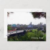 テヘラン表示 ポストカード (正面/裏面)