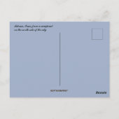 テヘラン・イランの景色 ポストカード (裏面)