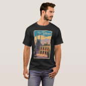 テヘラン イラン ゴレスターン宮殿 イラスト 旅行 Tシャツ (正面フル)