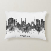 テヘラン・イラン・スカイラインBW アクセントクッション (裏面)