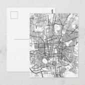 テヘラン イラン 地図 ポストカード (正面/裏面)