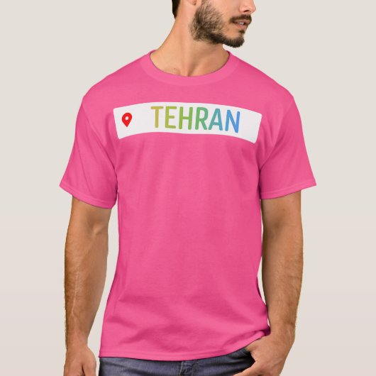 テヘラン・レインボー・イラン Tシャツ (正面)