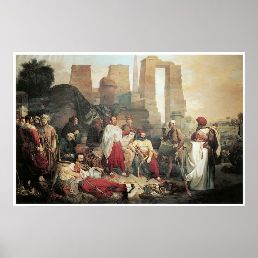 テベの廃墟でのフランコ・トスカーナの死 ポスター (正面)