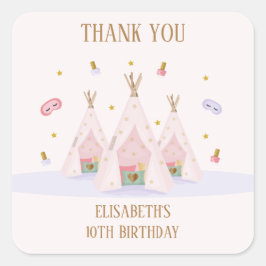 テペスパ誕生会 スクエアシール