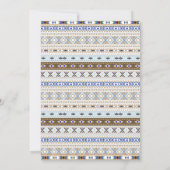 テペトライバルボーイズベビーシャワー招待状 招待状 (裏面)