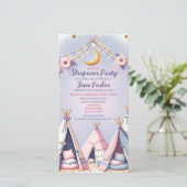 テペースリーポバースランバーデジタルパーティー招待状 セーブザデート (スタンド正面)