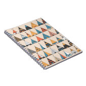 テペ模様。ウィグアム先住民アメリカの夏のテント ノートブック (右側)