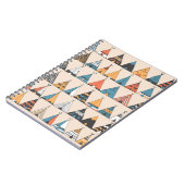 テペ模様。ウィグアム先住民アメリカの夏のテント ノートブック (左側)