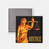 テミス はかりで測| of Justice マグネット (正面/裏面)
