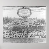 テムズの冬の霜祭り ポスター (正面)