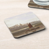 テムズの川草原からのWindsorの城 コースター (左側)