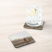 テムズの川草原からのWindsorの城 コースター (右側)