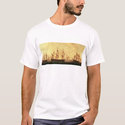 テムズの3隻のハドソン湾の船 Tシャツ (正面)