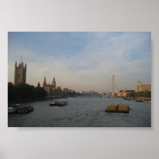 テムズリバー、ロンドン、2005年10月 ポスター